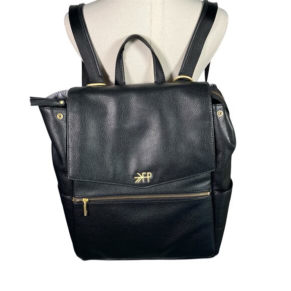 Freshly Picked Ebony Classic Diaper Bag Black Backpack Luxury